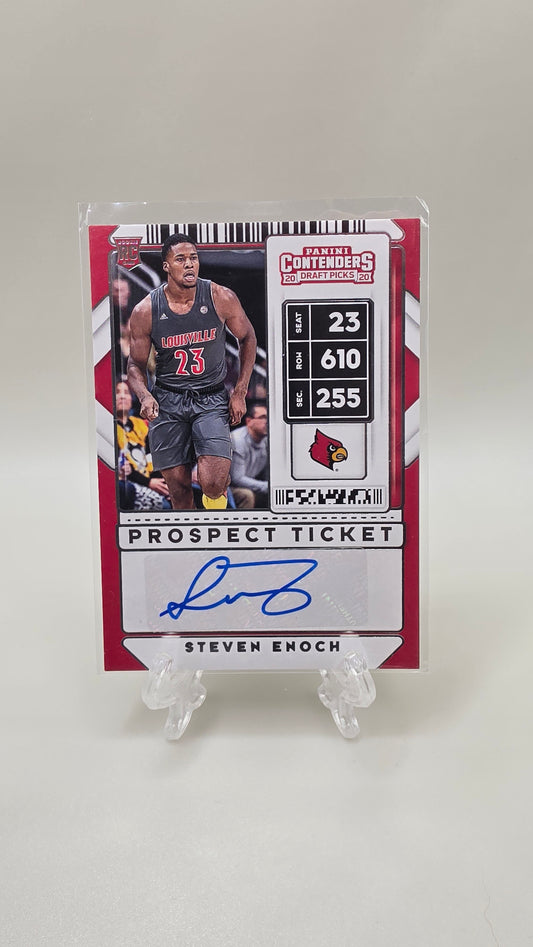 2020 Contenders Draft Picks Prospect Ticket Steven Enoch Auto Card #23