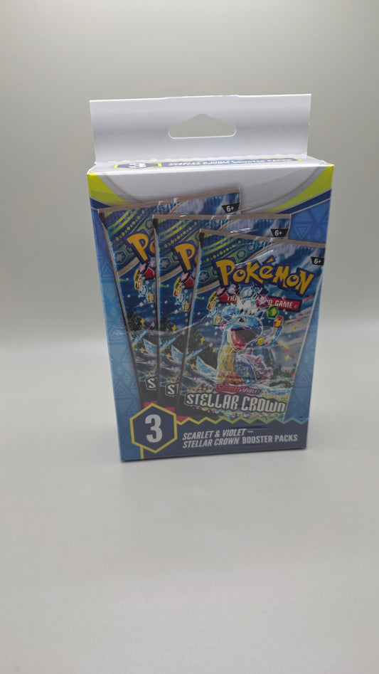 Pokemon TCG Stellar Crown S&V 3-Pack