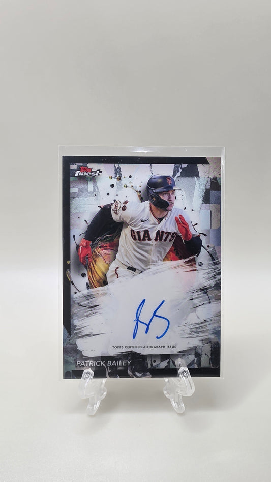 2024 Topps FInest Patrick Bailey Autograph Card # FA-PB