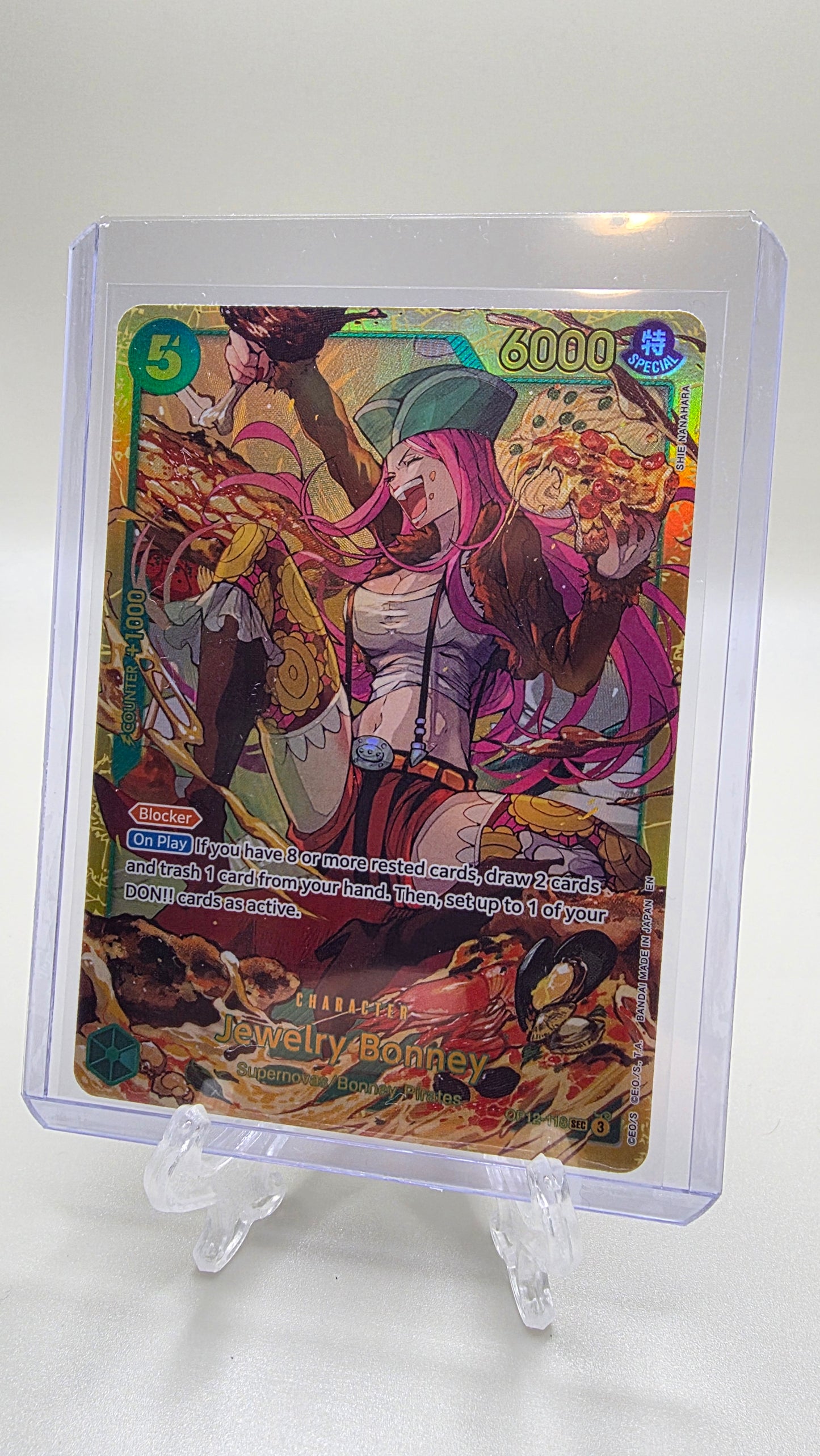Jewelry Bonney OP12-118 SEC One Piece TCG (Legacy of the Master set) English