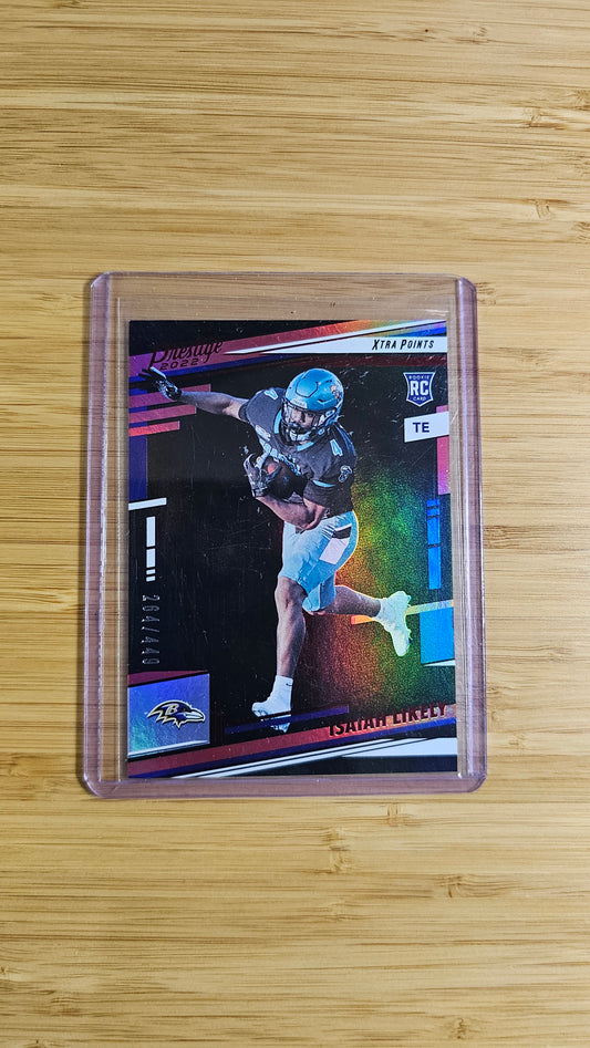 2022 Prestige Isaiah Likely RC Xtra Points # /449 Card #340