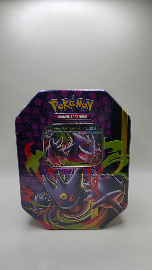 Pokémon TCG Mega Gengar Ex Tin Factory Sealed New English