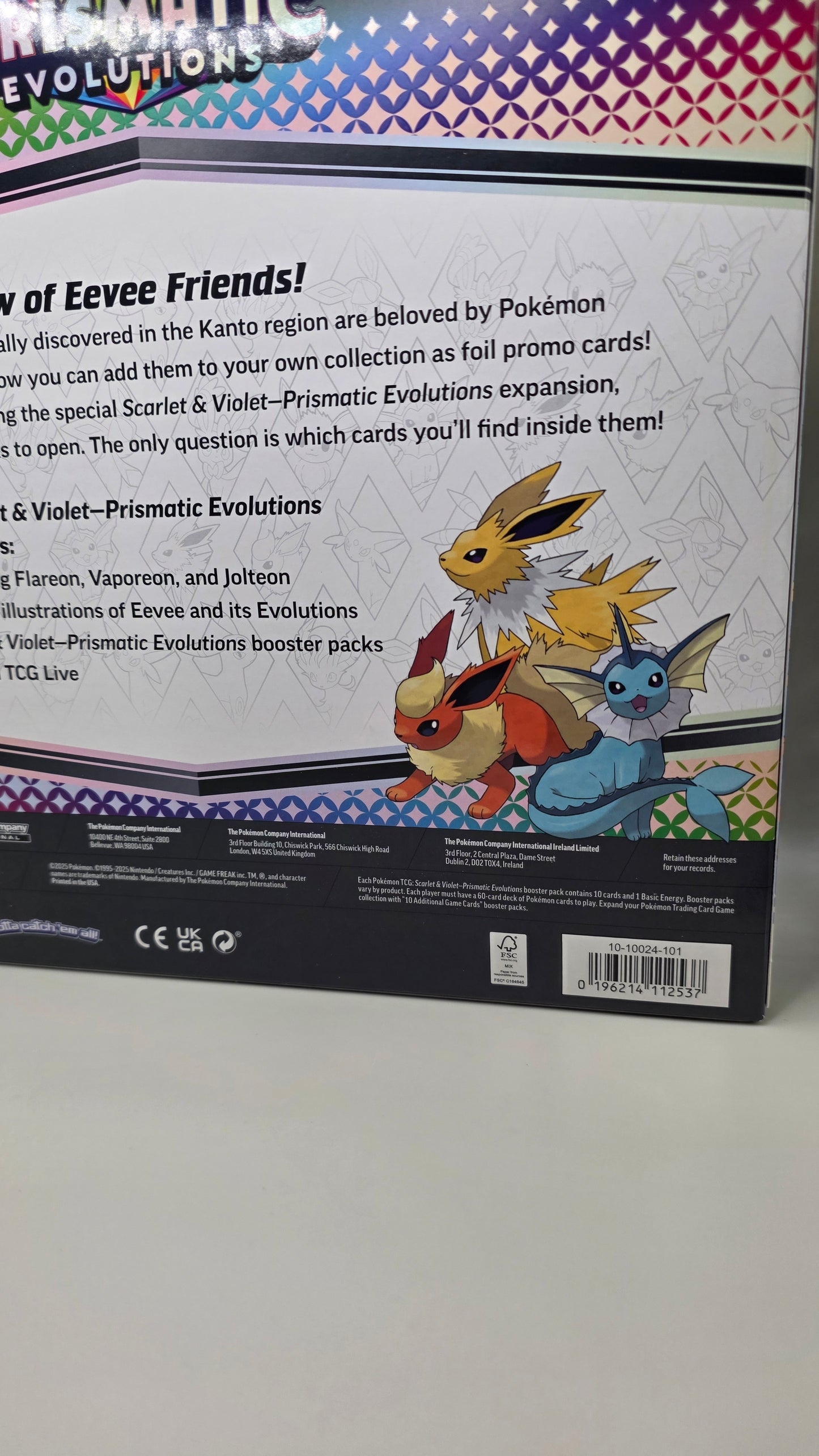 Pokémon TCG S&V Prismatic Evolutions Poster Collection
