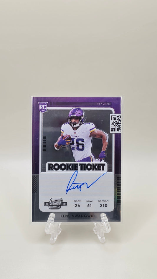 2021 Contenders Optic Kene Nwangwu Rookie Ticket Auto #132