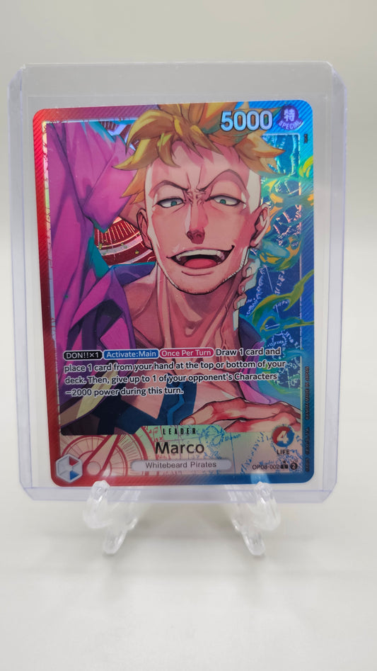 Marco OP08-002 L Alt Art One Piece TCG (Two Legends set) English