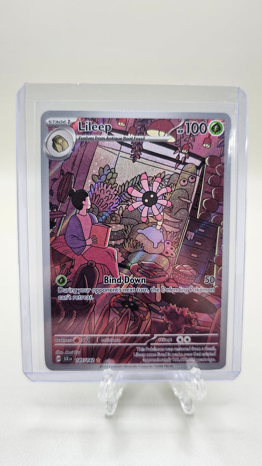 Lileep – 145/142 – SV07: Stellar Crown (Holo) Illustration Rare