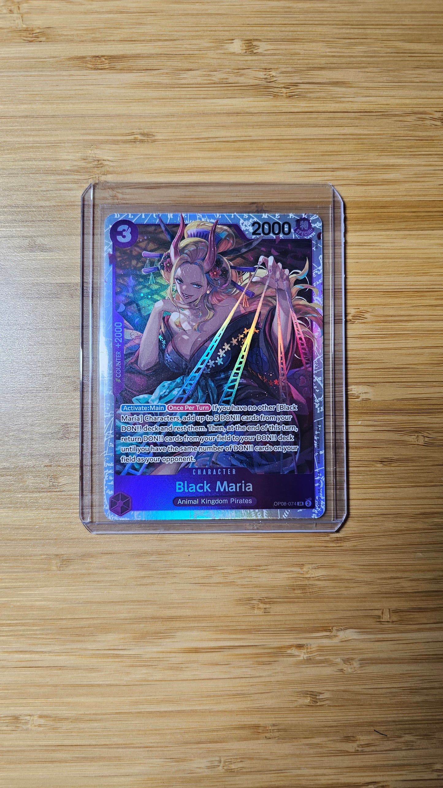 Black Maria OP08-074 SR One Piece TCG (Two Legends set) English