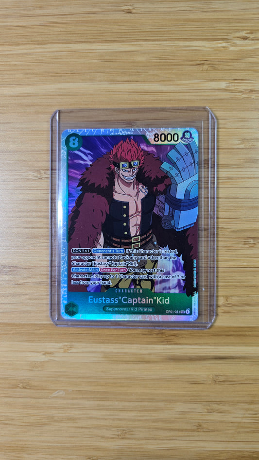 Eustass Captain Kid OP01-051 SR One Piece TCG (Romance Dawn set) English