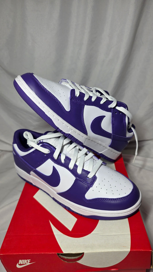 Nike SB Dunk Low Retro Court Purple Mens 10 DD1291-104 NIB