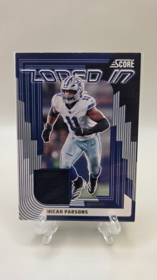 2025 Score Micah Parsons Zoned In Jerseys Mem #ZON-MPS