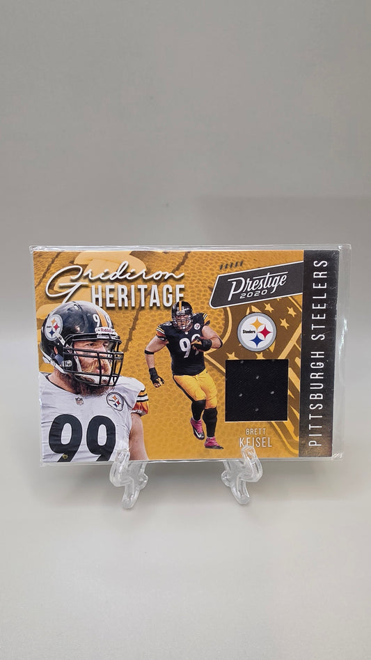 2020 Prestige Brett Keisel Gridiron Heritage Jersey Patch #GH-BRK