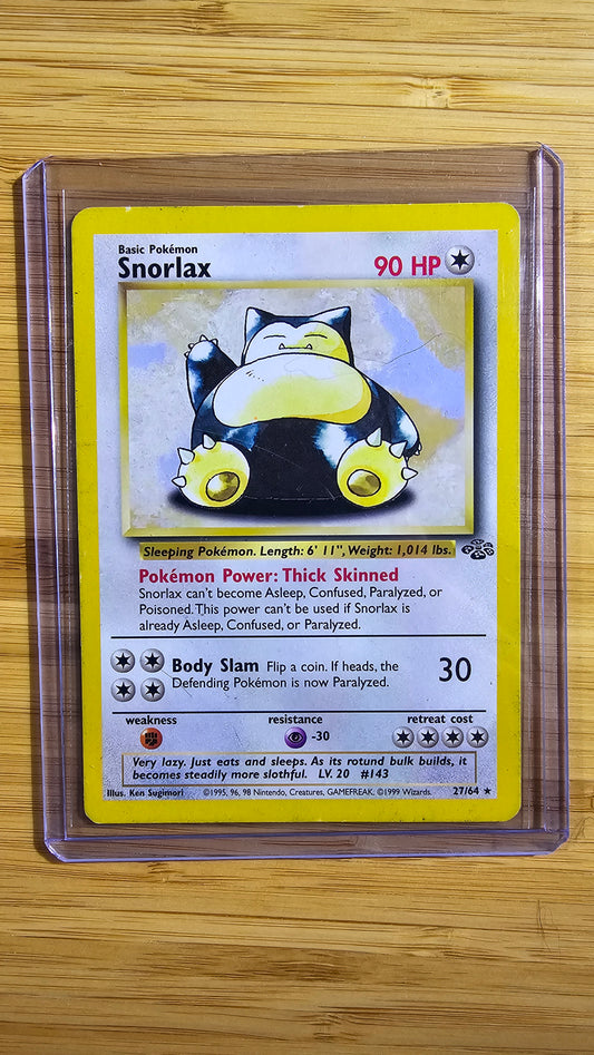Snorlax – 27/64 – Jungle (Non-Holo Rare)
