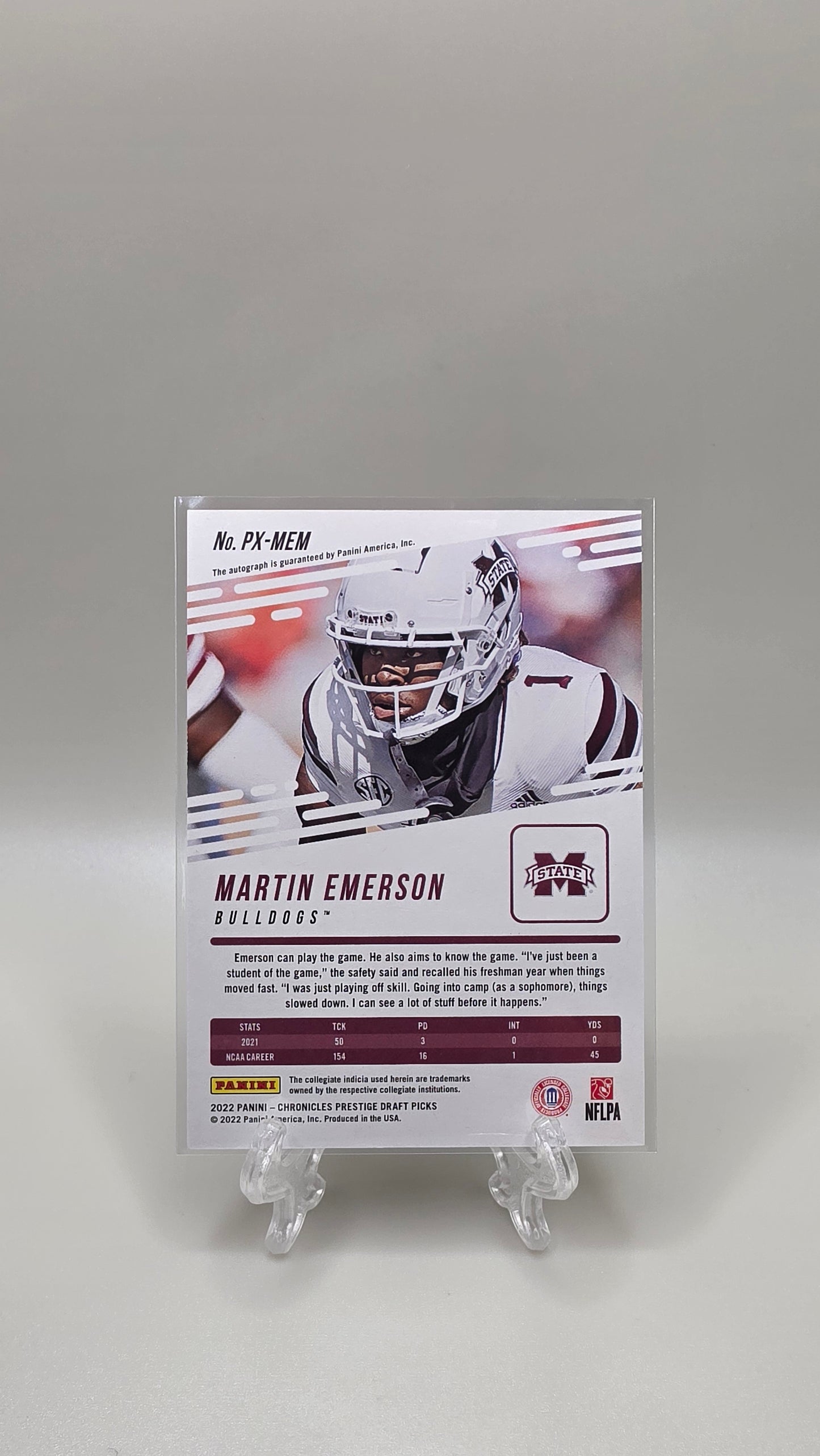 2022 Chronicles Prestige Martin Emerson Xtra Points Auto #PX-MEM