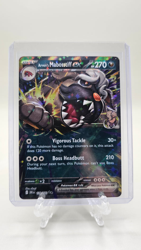 Arven’s Mabosstiff ex – 139/182 – SV10: Destined Rivals (Double Rare Holo)