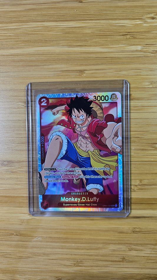 Monkey.D.Luffy OP01-024 SR One Piece TCG (Romance Dawn set) English