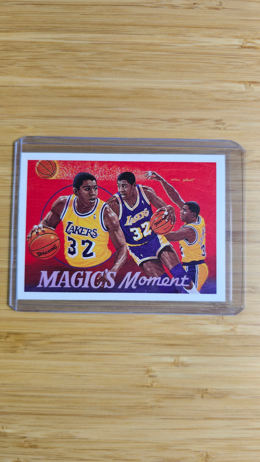 1991-92 Upper Deck Magic's Moment Los Angeles Lakers Card #29