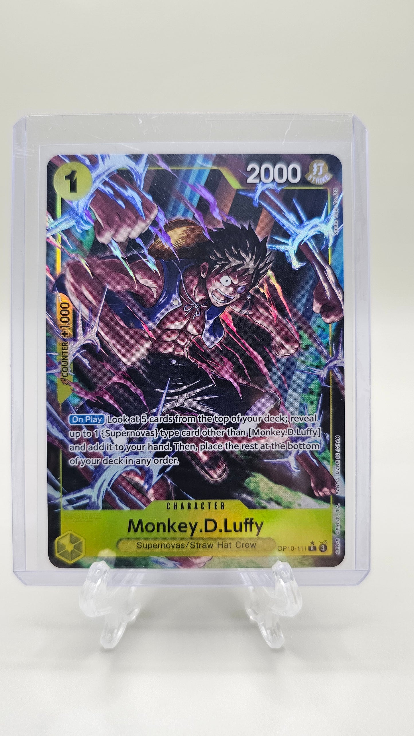 Monkey.D.Luffy OP10-111 R⭐ Alt Art One Piece TCG (Royal Blood set) English