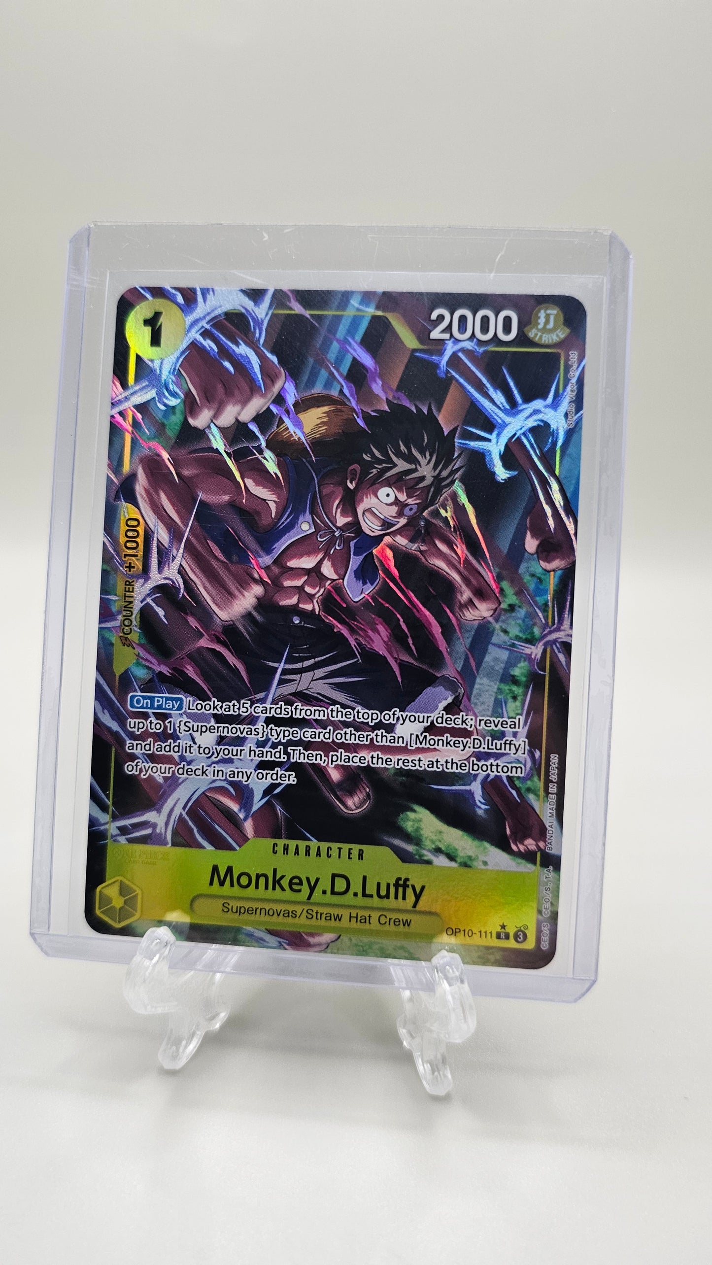 Monkey.D.Luffy OP10-111 R⭐ Alt Art One Piece TCG (Royal Blood set) English