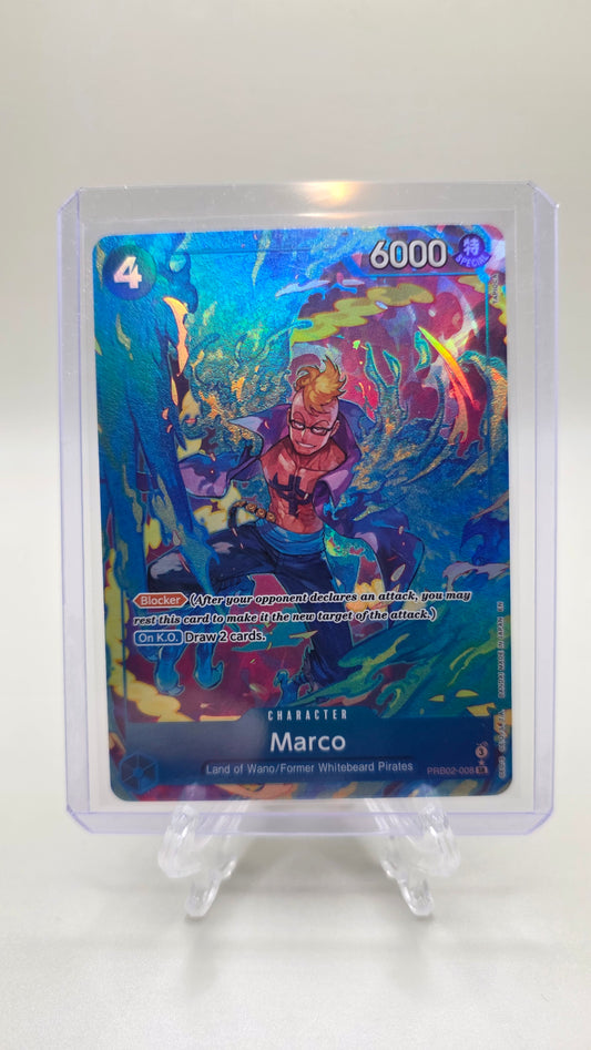 Marco PRB02-008 SRā Alt Art One Piece TCG (The Best of Vol.2 set) English