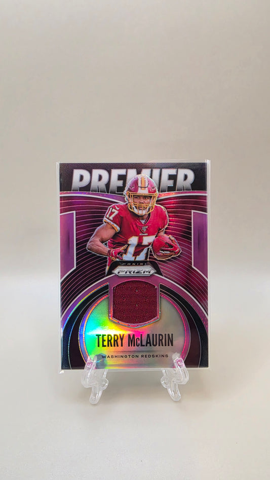 2019 Panini Prizm Terry McLaurin Premier Silver Mem #PJ-TMC