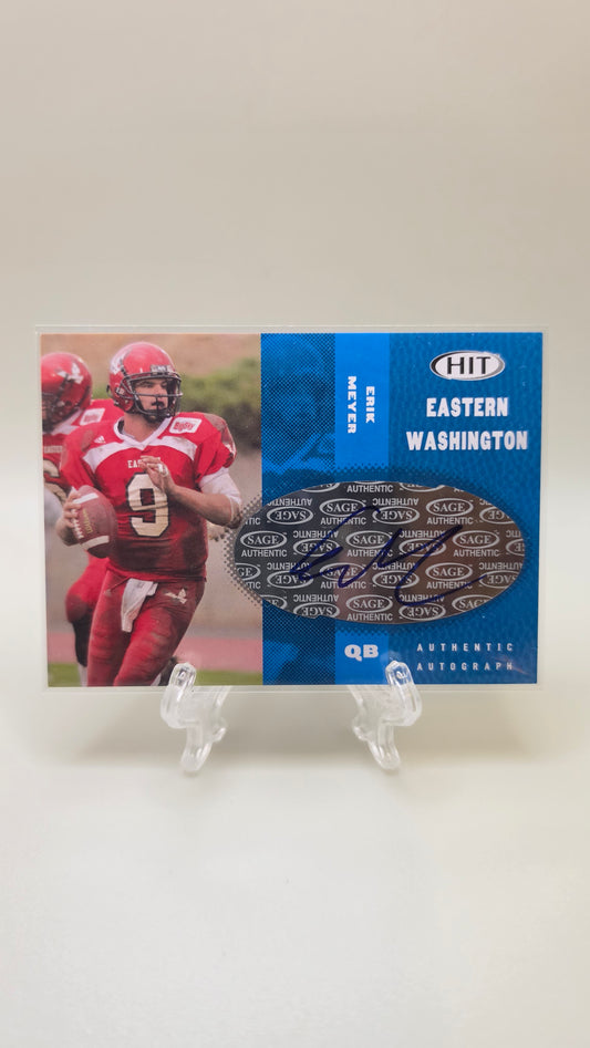 2006 Sage HIT Erik Meyer Blue Auto #A24