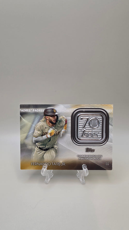 2021 Topps Fernando Tatis Jr. 70th Anni Logo Patch #T70P-FT