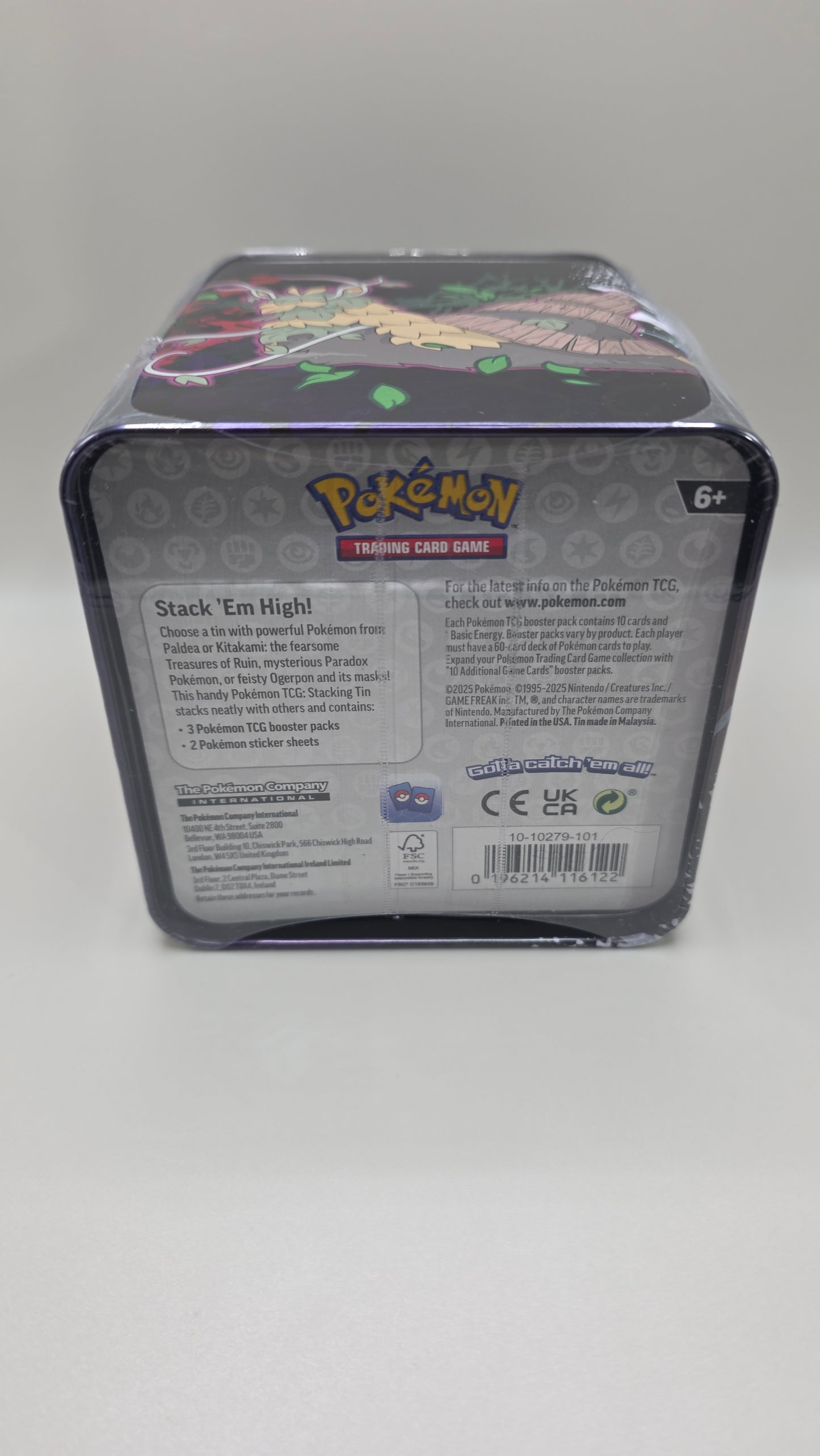 Pokémon TCG Stacking Tin Set (10-1029-101) Sealed New