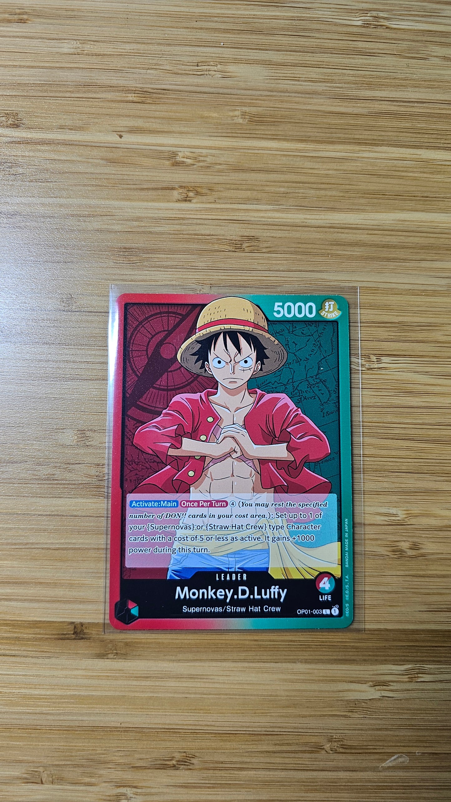 One Piece Card Game Romance Dawn OP01 Foil, Leader & Rare Single Cards