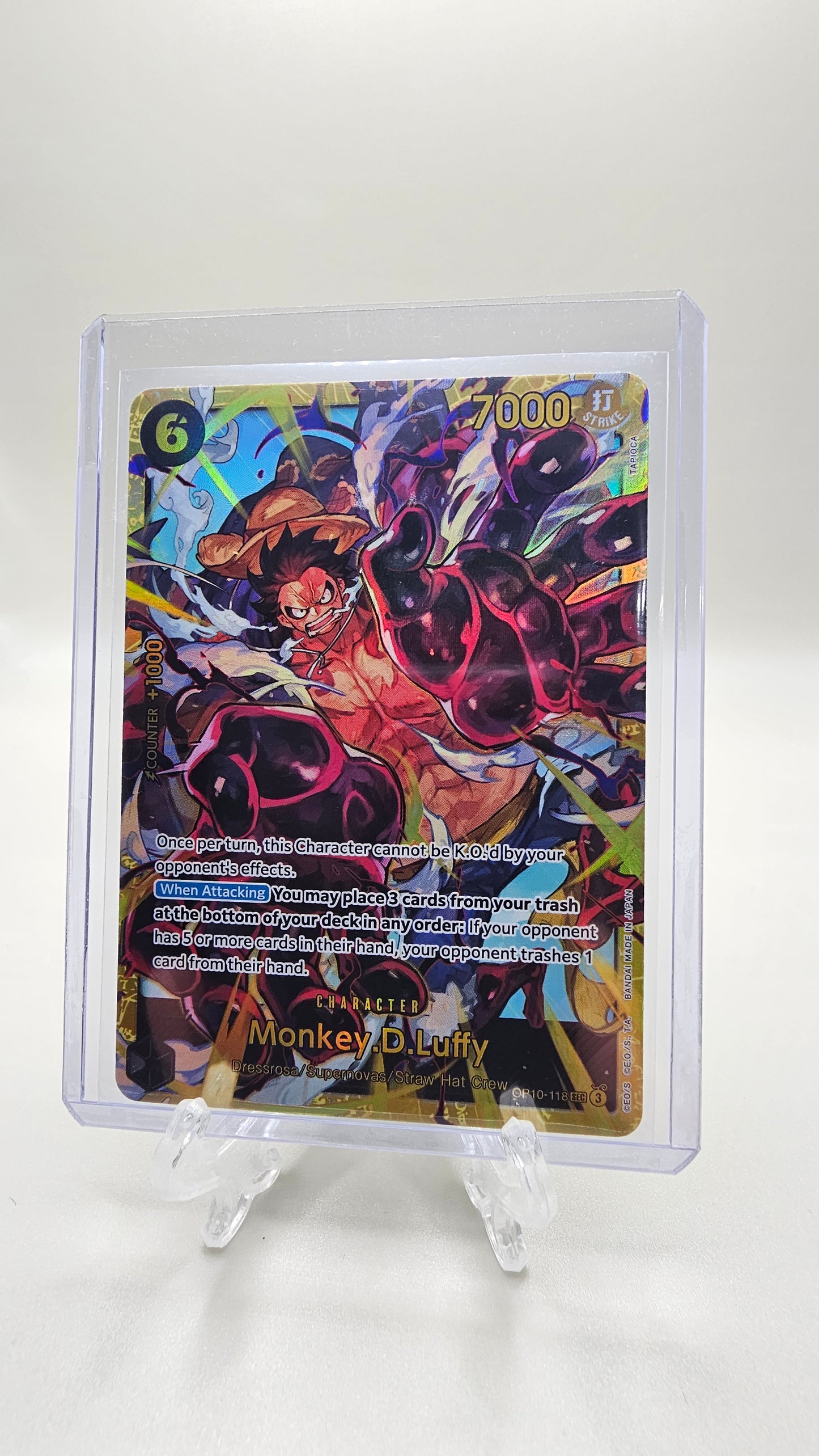 Monkey.D.Luffy OP10-118 SEC One Piece TCG (Royal Blood set) English