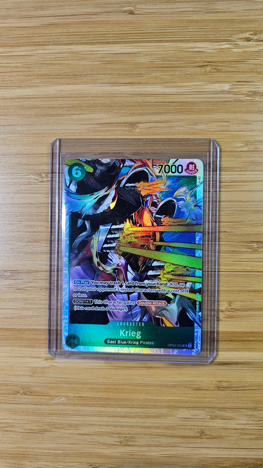 Krieg OP03-025 SR Alt Art One Piece TCG (Pillars of Strength set) English