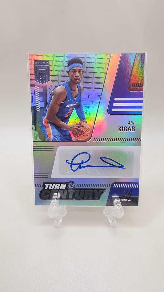 2022 Panini Chronicles Elite Turn of the Century Abu Kigab Auto Card #TTC-AKI