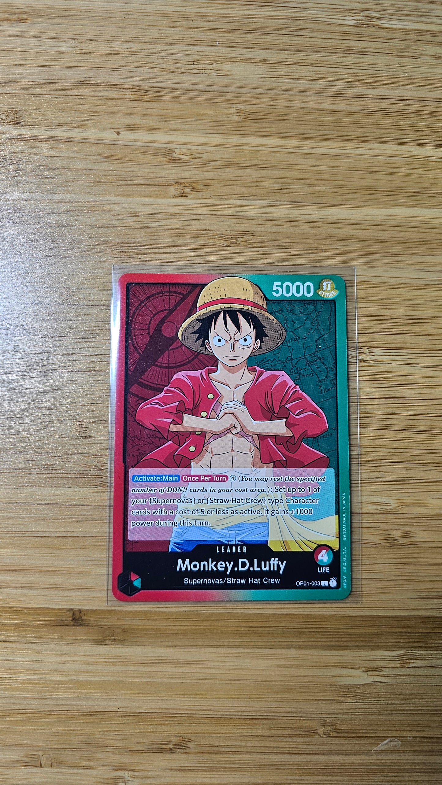 One Piece Card Game Romance Dawn OP01 Foil, Leader & Rare Single Cards