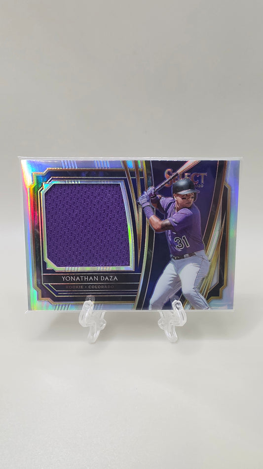 2020 Select Baseball Yonathan Daza Rookie Jersey Card Prizm Holo /250 #RJS-YD