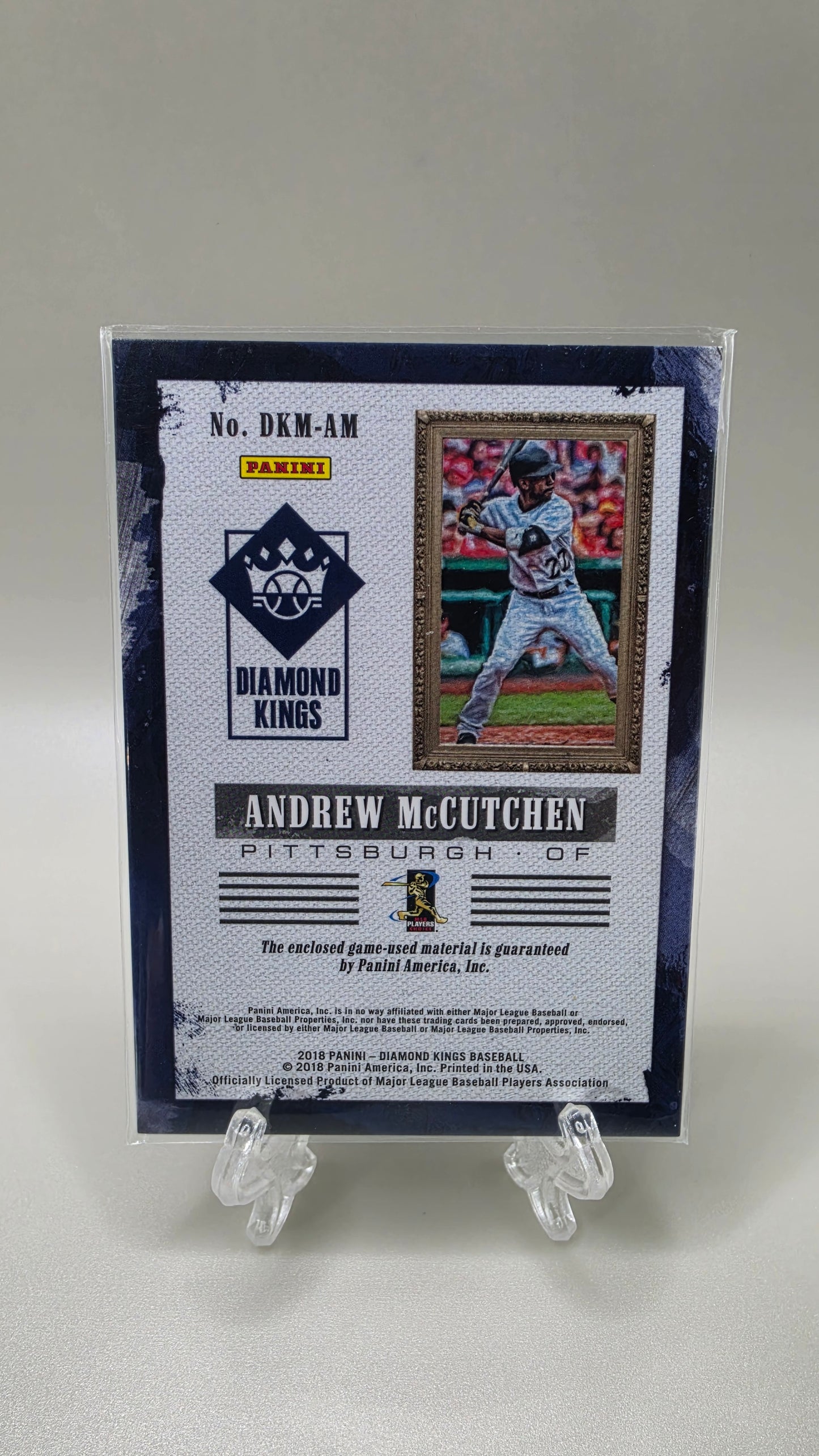 2018 Panini Diamond Kings Andrew McCutchen DK Materials #DKM-AM