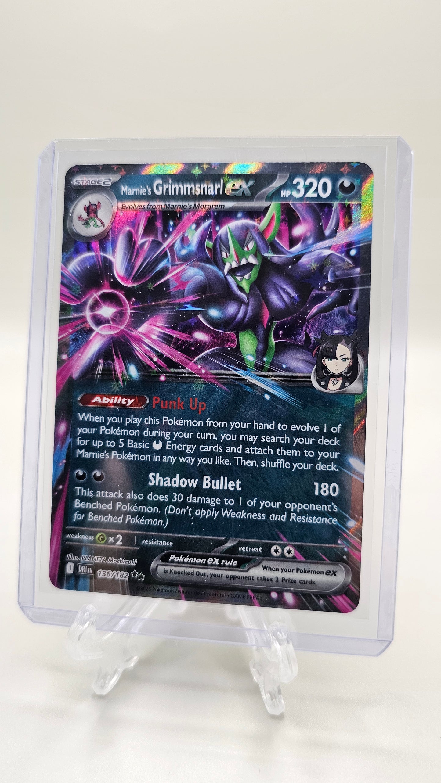Marnie’s Grimmsnarl ex – 136/182 – SV10: Destined Rivals (Double Rare Holo)