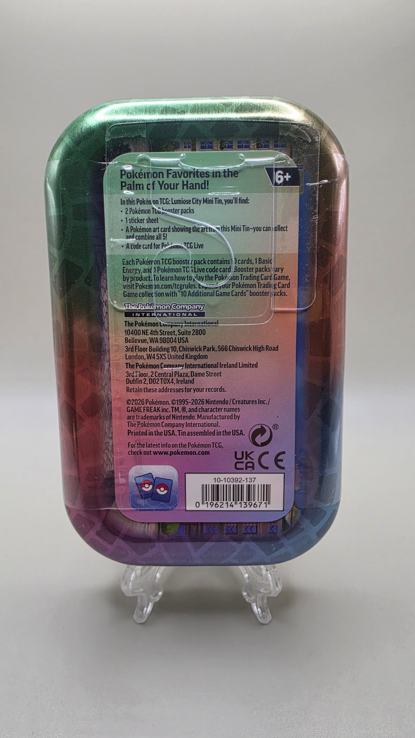 Pokémon TCG Lumiose City Gallade Mini Tin