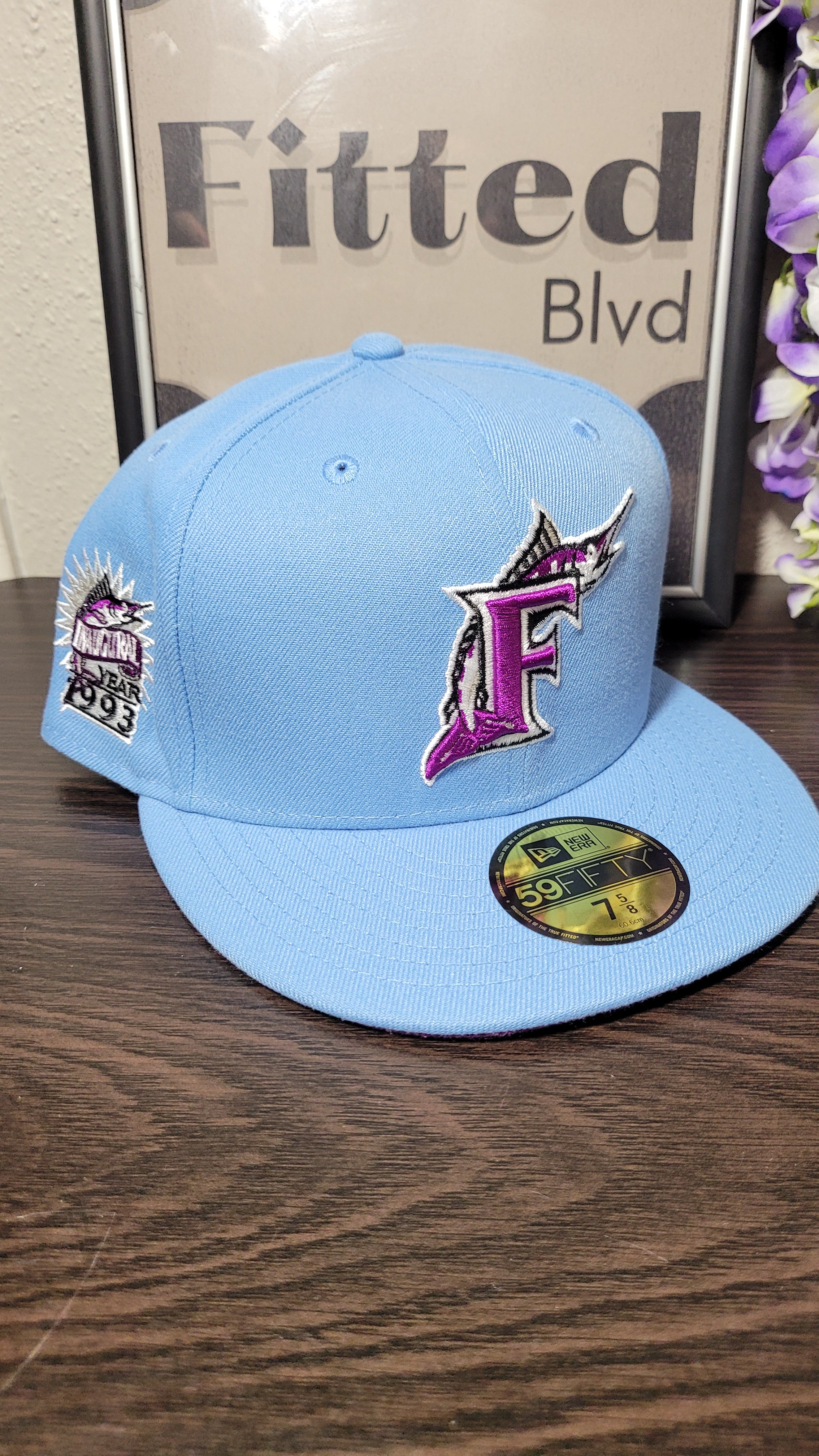 Florida Marlins Online Exclusive New Era Hat Fitted BLVD