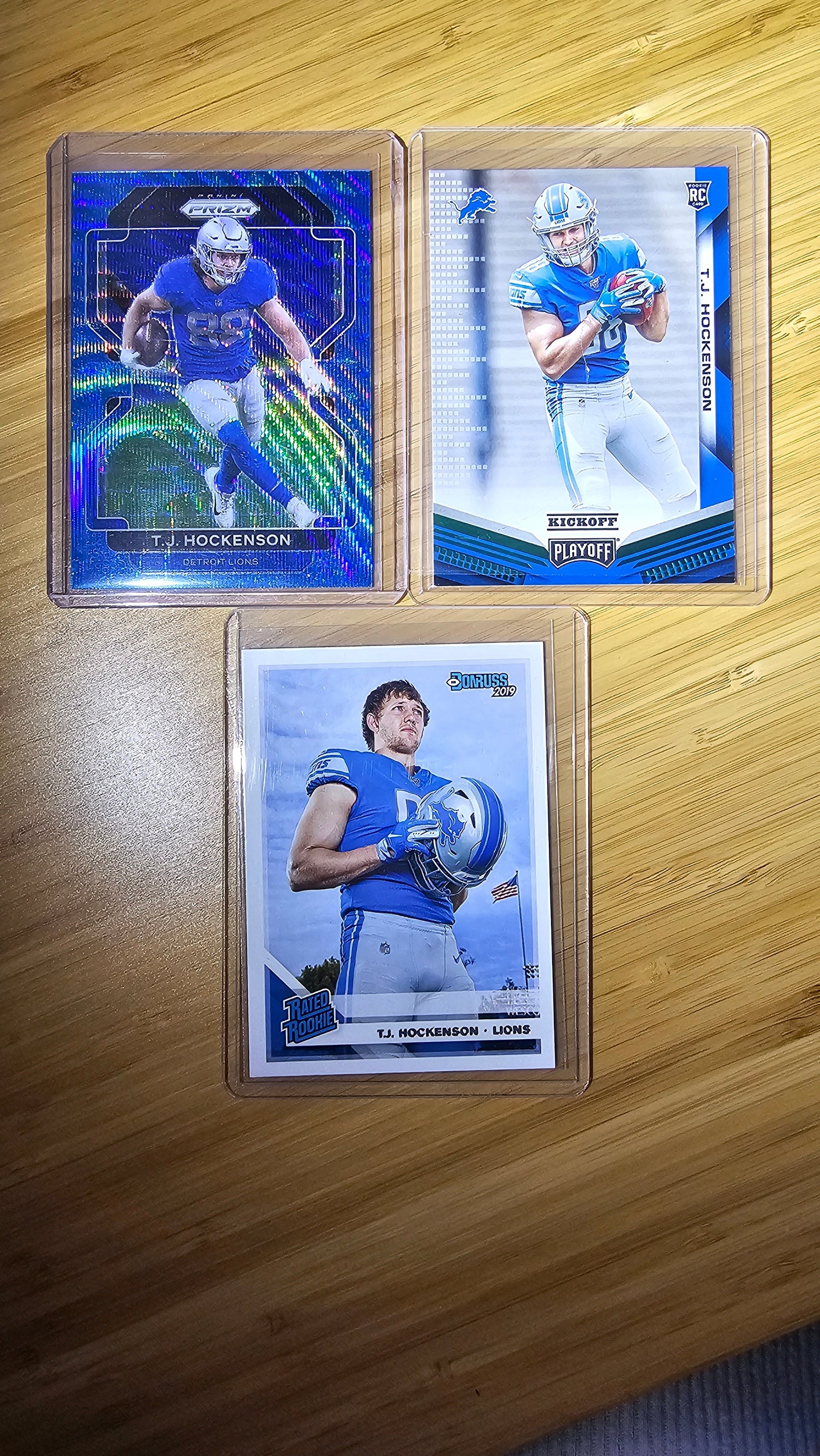 TJ Hockenson Cards RC - Panini Prism /#