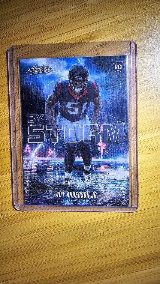 2023 Panini Absolute football Will Anderson Jr - By Storm RC - Houston Texans