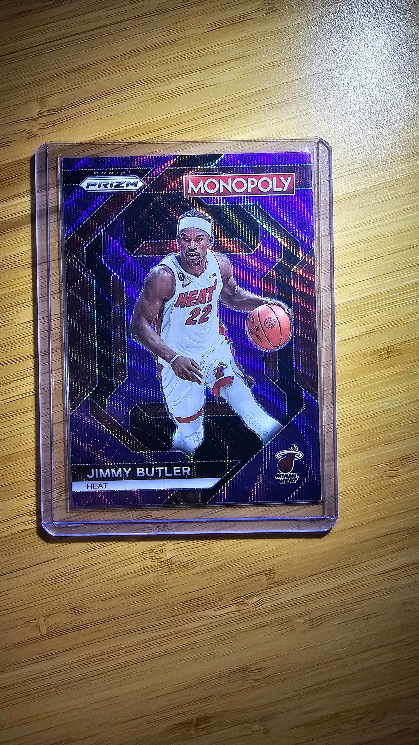 2023 Panini Prizm Monopoly Basketball Jimmy Butler- Purple Alt Prizm - ( Miami Heat )