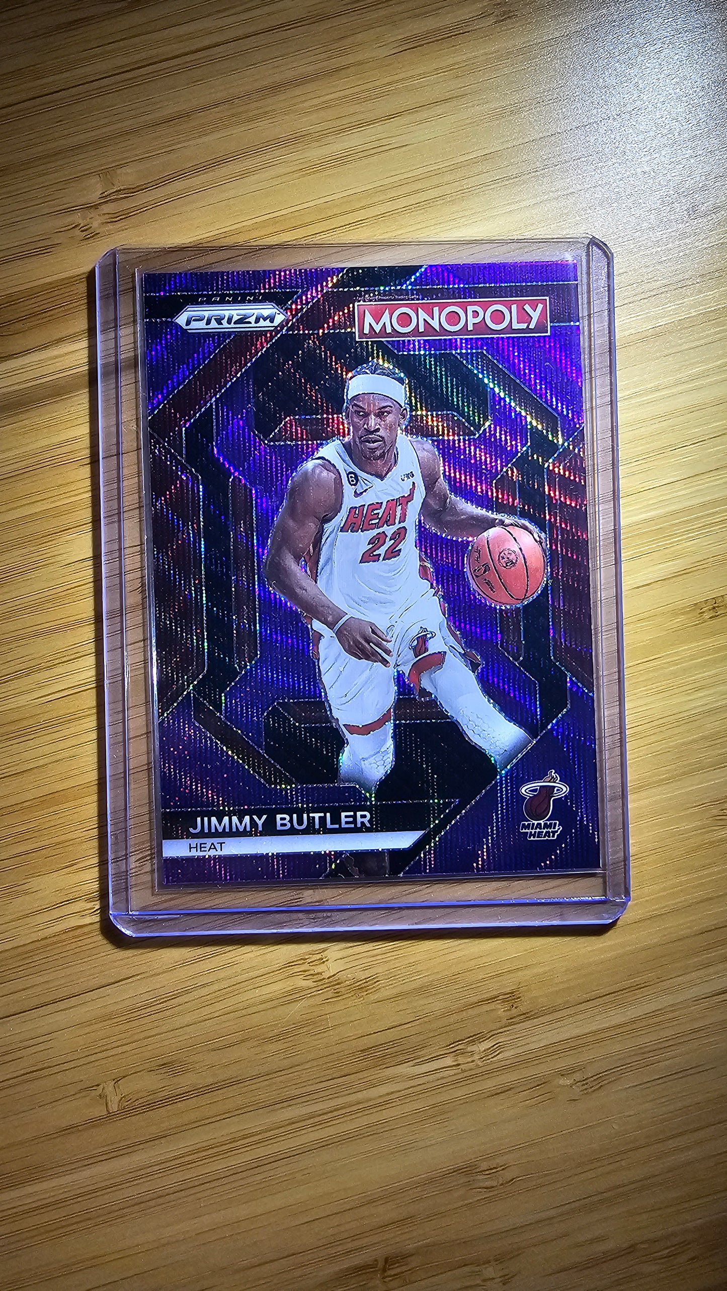 2023 Panini Prizm Monopoly Basketball Jimmy Butler- Purple Alt Prizm - ( Miami Heat )