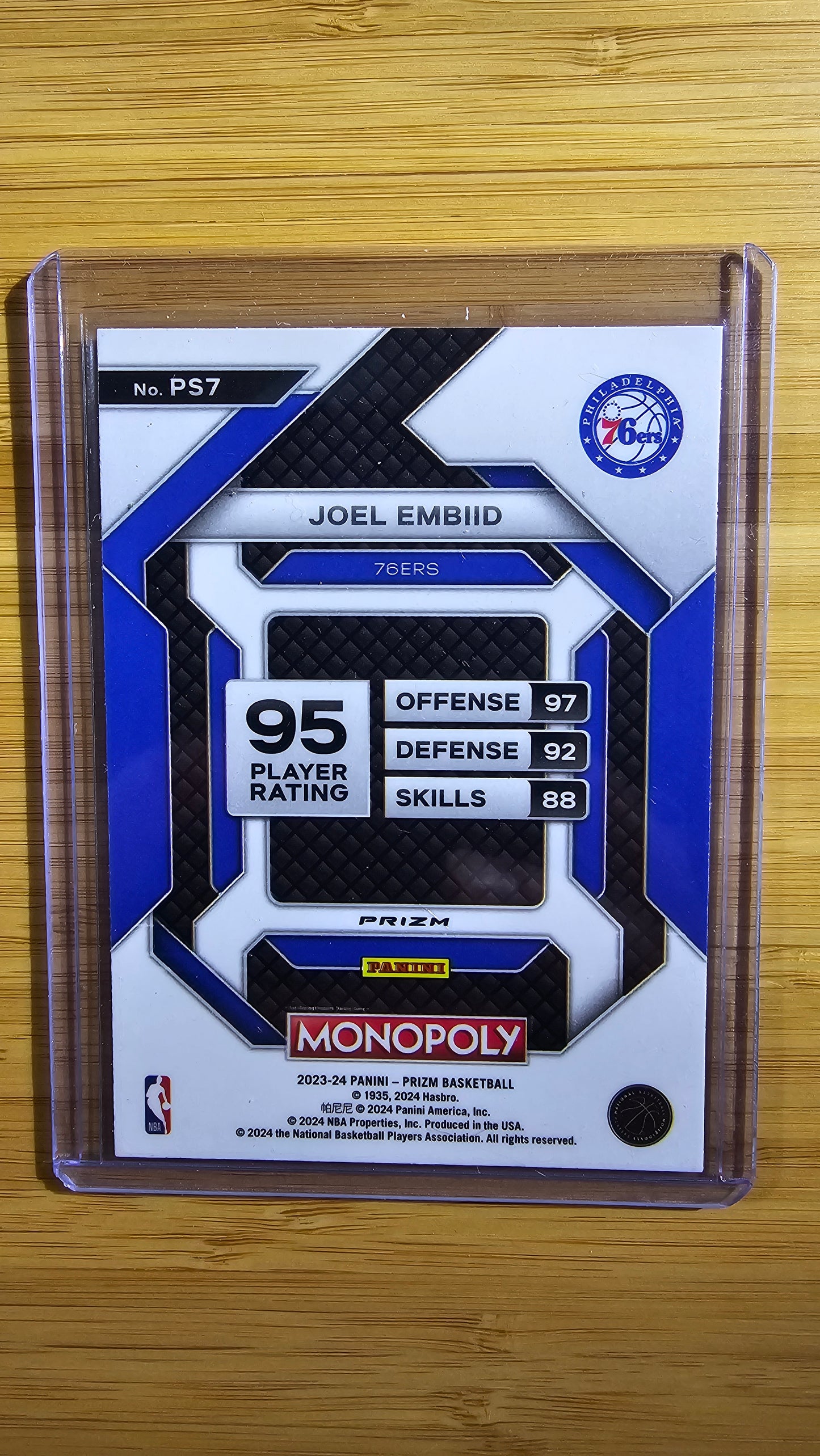 2023 Panini Prizm Monopoly Basketball Joel Embiid - Dice Prizm - ( Philadelphia 76ers )