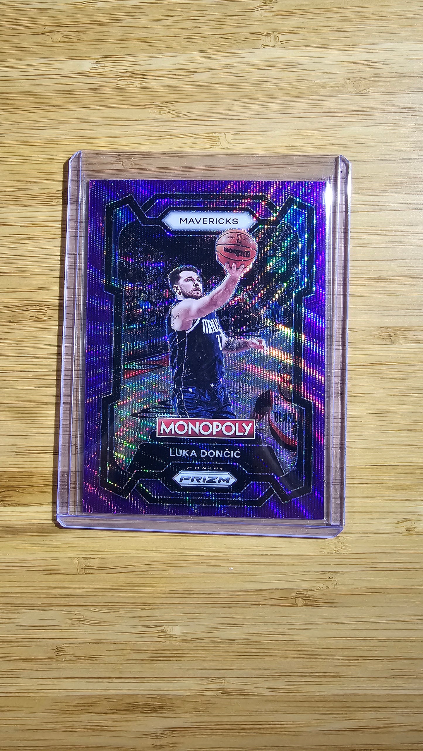 2023 Panini Prizm Monopoly Basketball Luka Doncic - Purple Prizm - ( Dallas Mavericks )