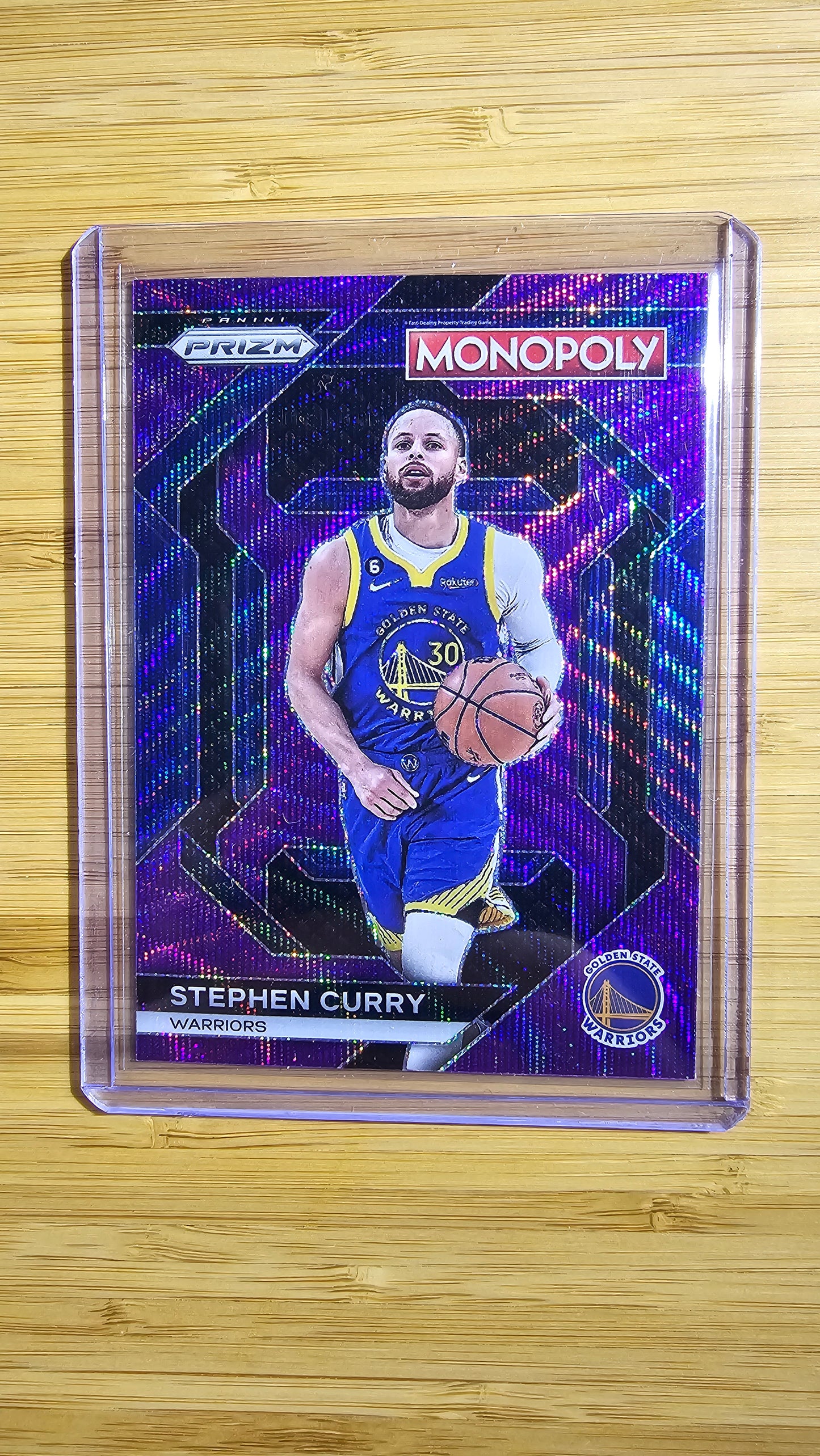 2023 Panini Prizm Monopoly Basketball Stephen Curry - Purple Alt Prizm - ( Golden State Warriors )