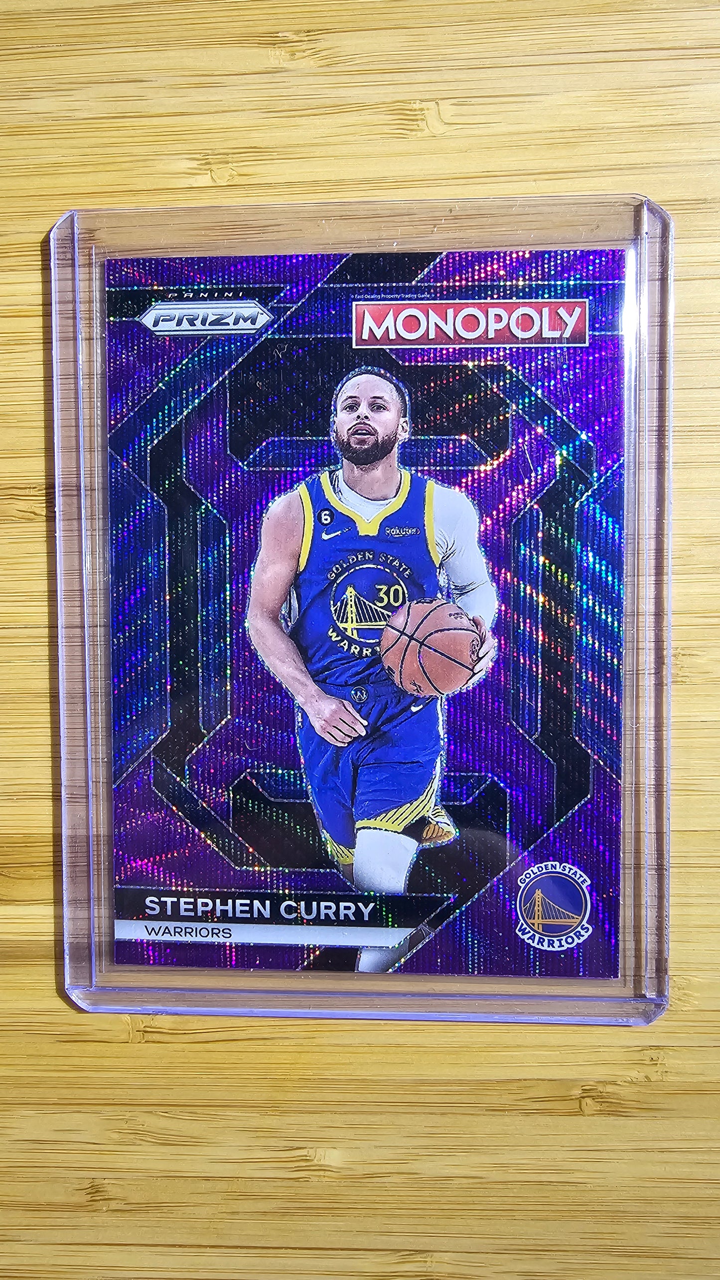 2023 Panini Prizm Monopoly Basketball Stephen Curry - Purple Alt Prizm - ( Golden State Warriors )