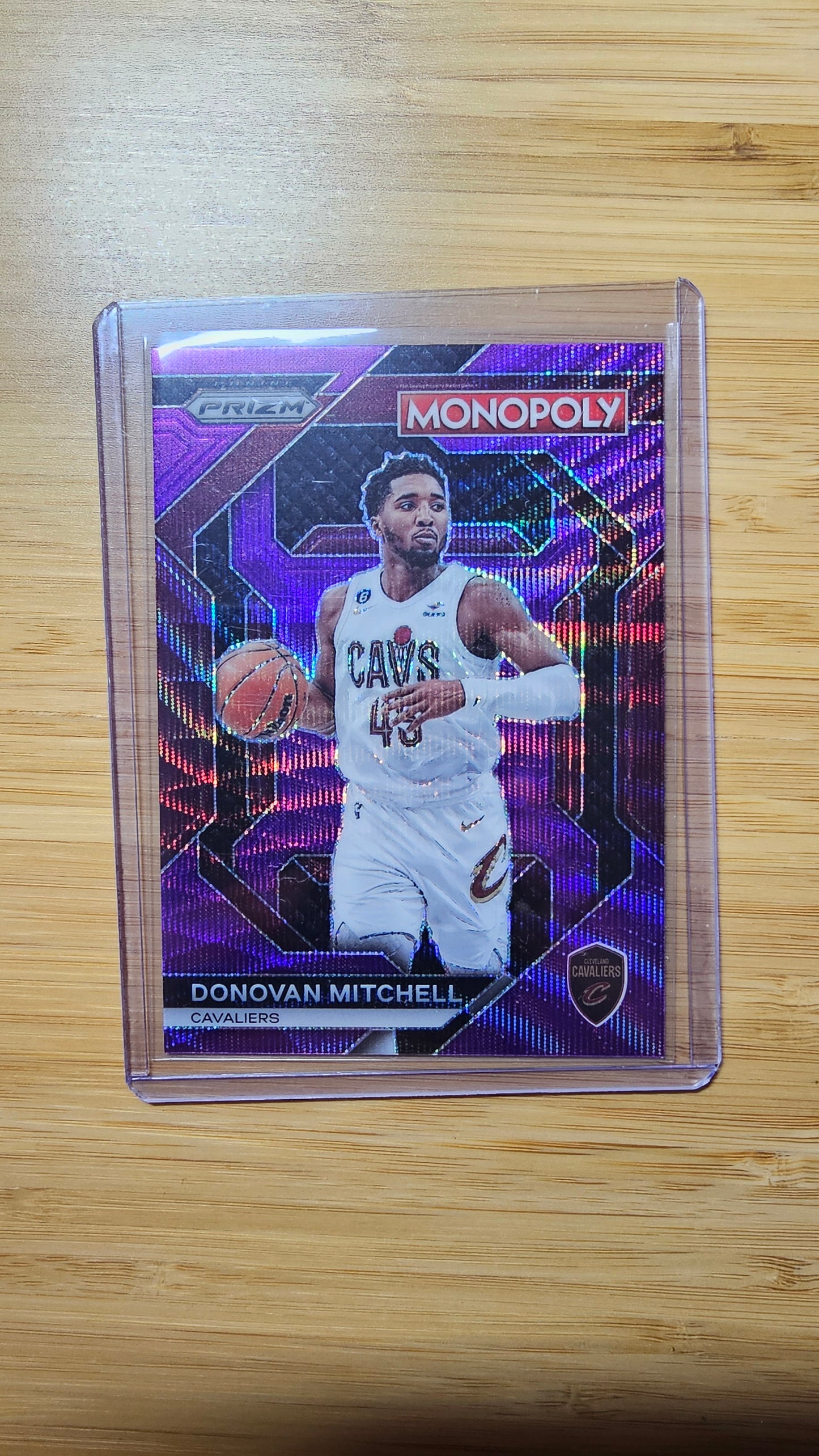 2023 Panini Prism Monopoly Basketball Donovan Mitchell - Purple Alt Prizm- ( Cavaliers )