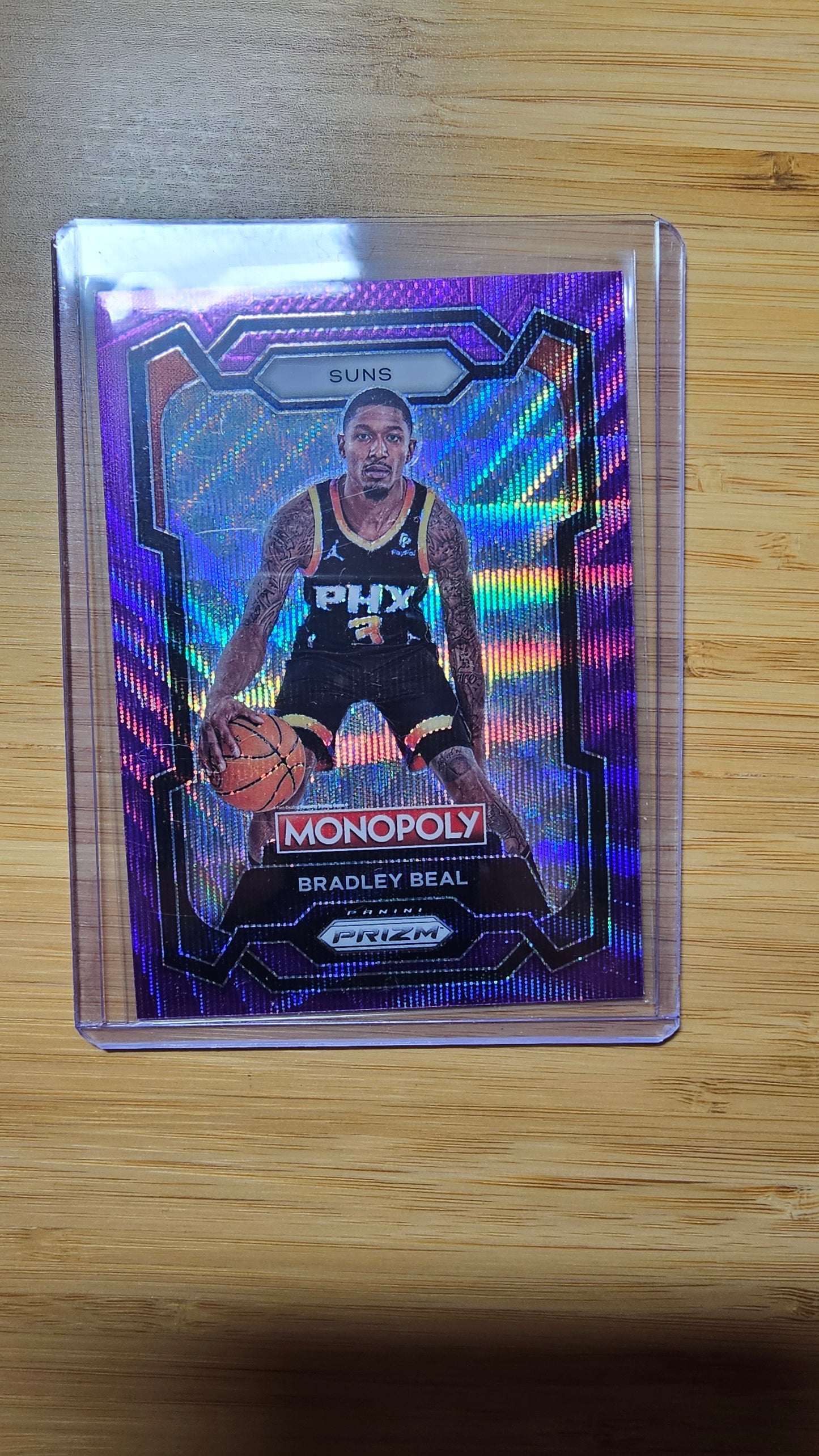 2023 Panini Prizm Monopoly Basketball Bradley Beal - Purple Prizm- ( Suns )