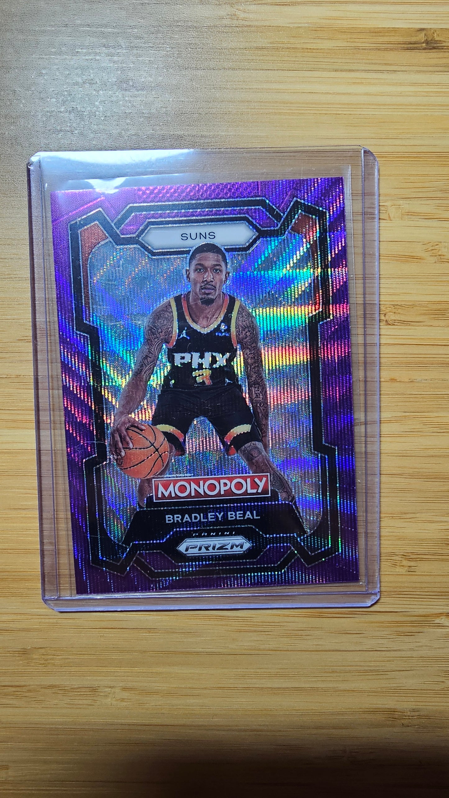 2023 Panini Prizm Monopoly Basketball Bradley Beal - Purple Prizm- ( Suns )