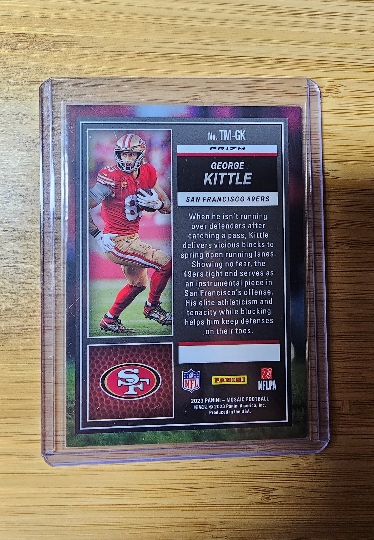 2023 NFL Panini Mosiac George Kittle - Touchdown Masters - San Francisco 49ers