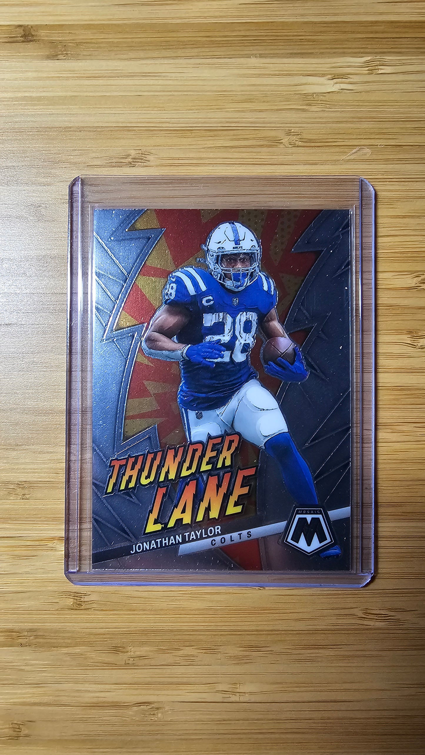 2023 NFL Panini Mosiac Johnathan Taylor -Thunder Lane - Indianapolis Colts